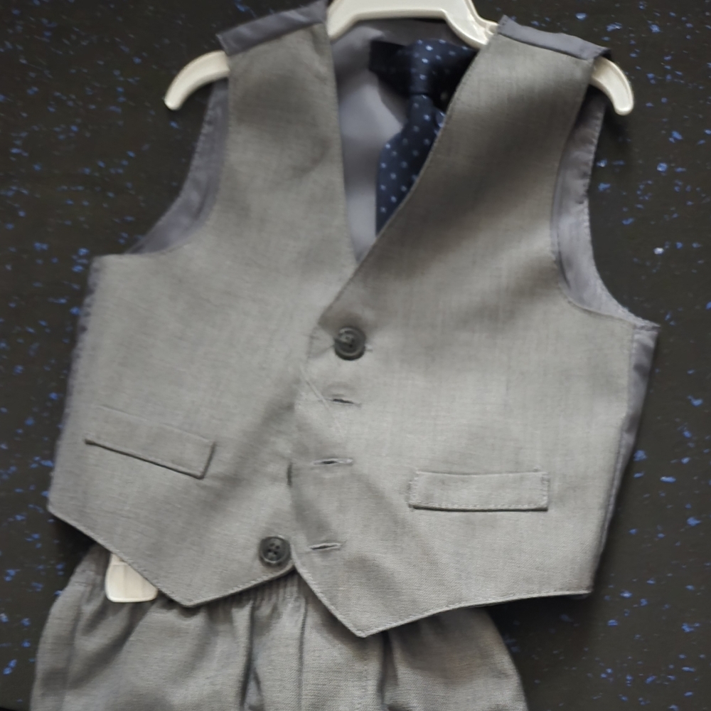 EUC 18 Month Nautica Dressy Vest,  Pants